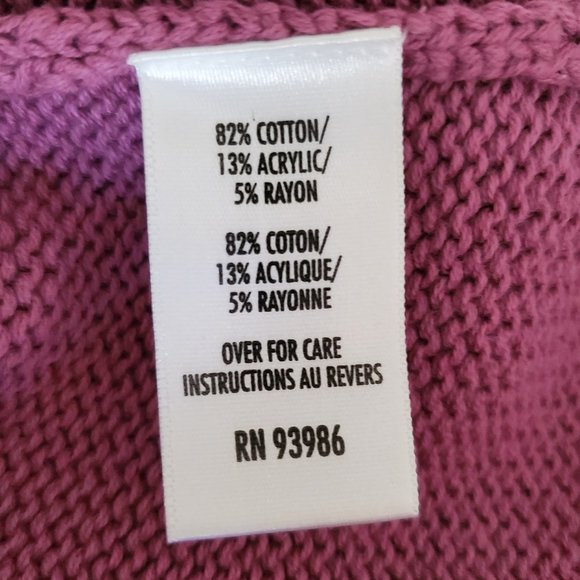 Petite Sophisticate LS Crew Neck Sweater | EUC | MP | Rose Lavender Gray Cream - Picture 15 of 16